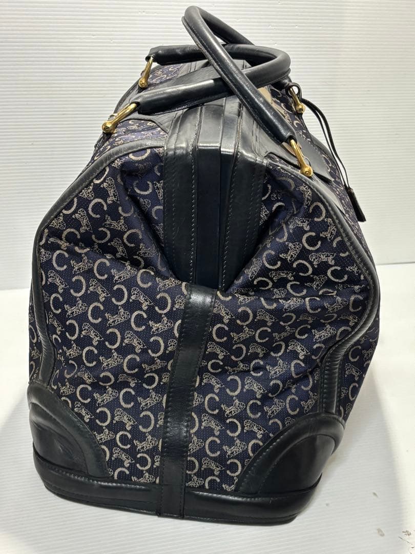 OLD CELINE オールド　セリーヌキー付きボストンバッグ【がま口開口希少】