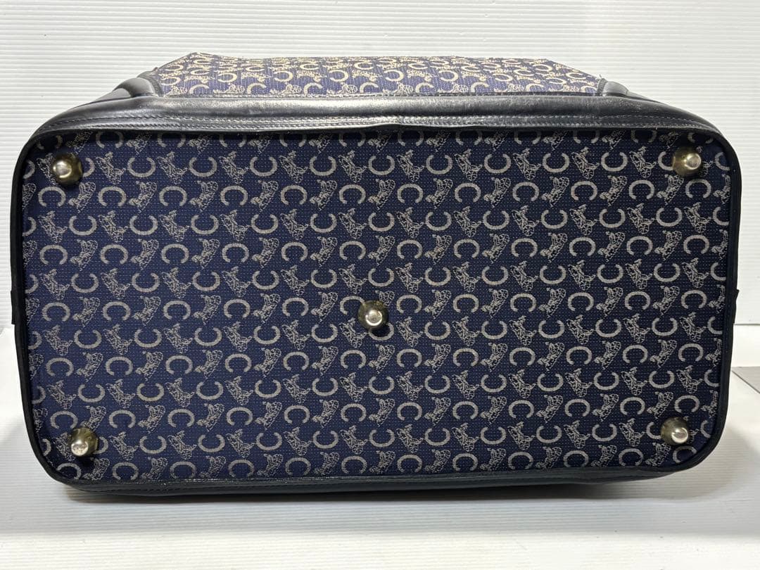 OLD CELINE オールド　セリーヌキー付きボストンバッグ【がま口開口希少】