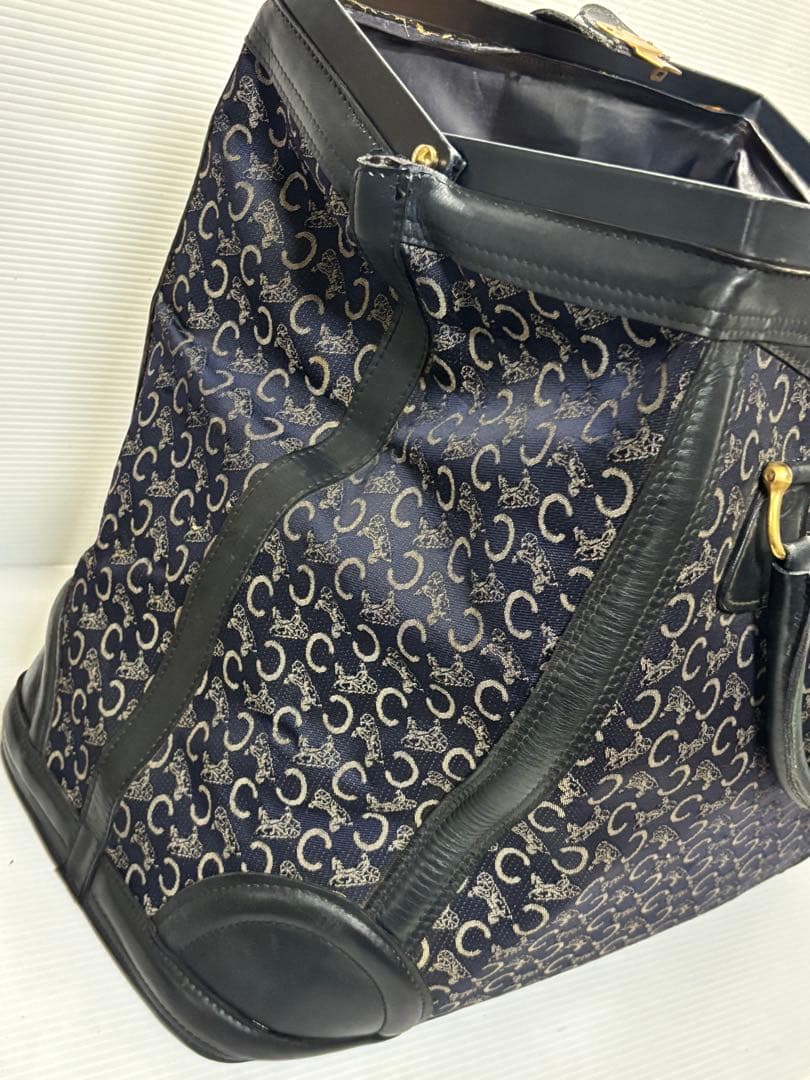 OLD CELINE オールド　セリーヌキー付きボストンバッグ【がま口開口希少】