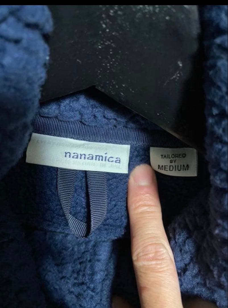 nanamica ナナミカ　フリース　ジャケット　ネイビー
