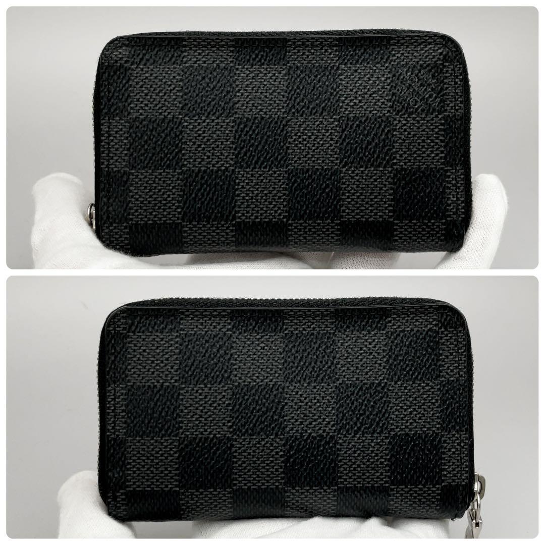 特上美品★ルイヴィトン ダミエ グラフィット ジッピーパース ケース