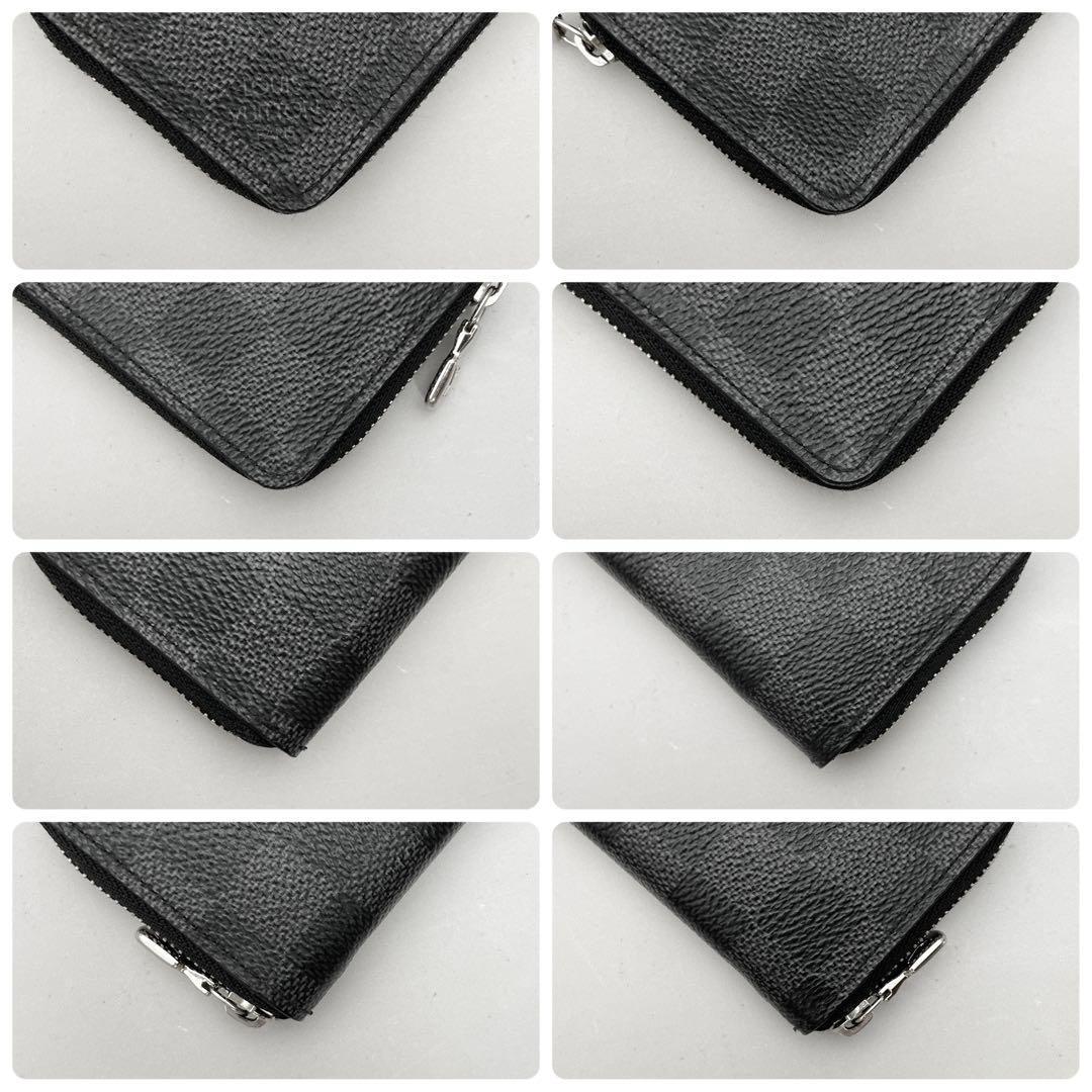 特上美品★ルイヴィトン ダミエ グラフィット ジッピーパース ケース