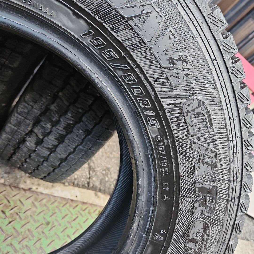 195/80R15　107/105 スタッドレス　4本セット　19年製