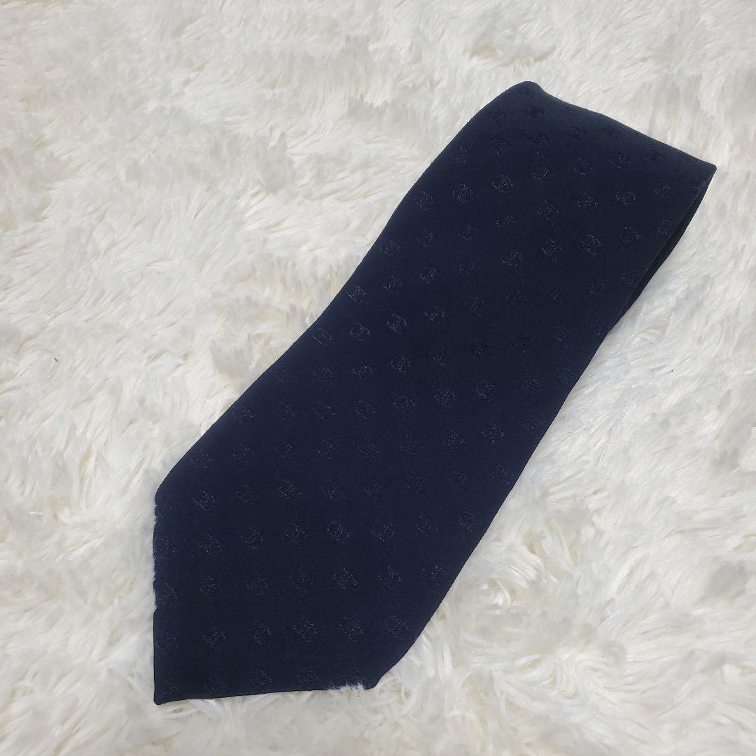 ✨美品✨シャネル ネクタイ ネイビー ココマーク 高級 ハイブランド フランス製