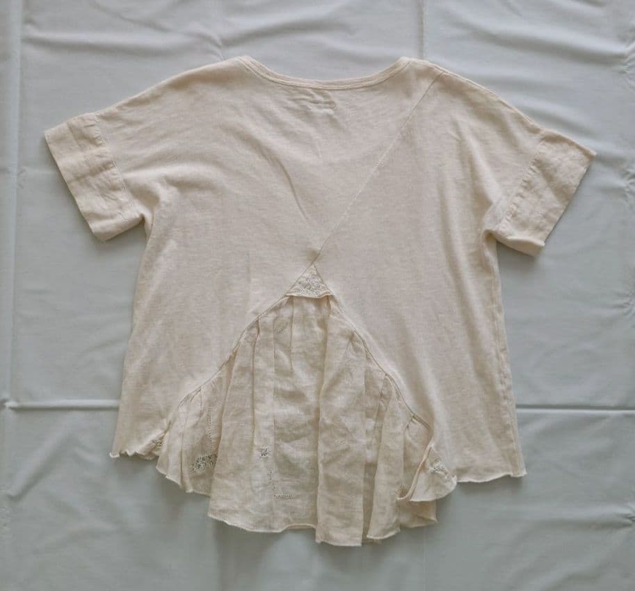 キャピタル　半袖シャツ　綿　麻