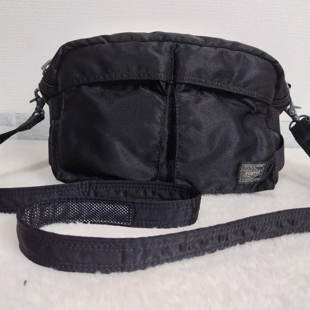 ✨極美品✨PORTER　TANKER　ウエストバック　ショルダーバッグ 黒