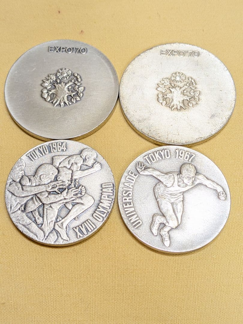 シルバー925　メダル4枚　74g