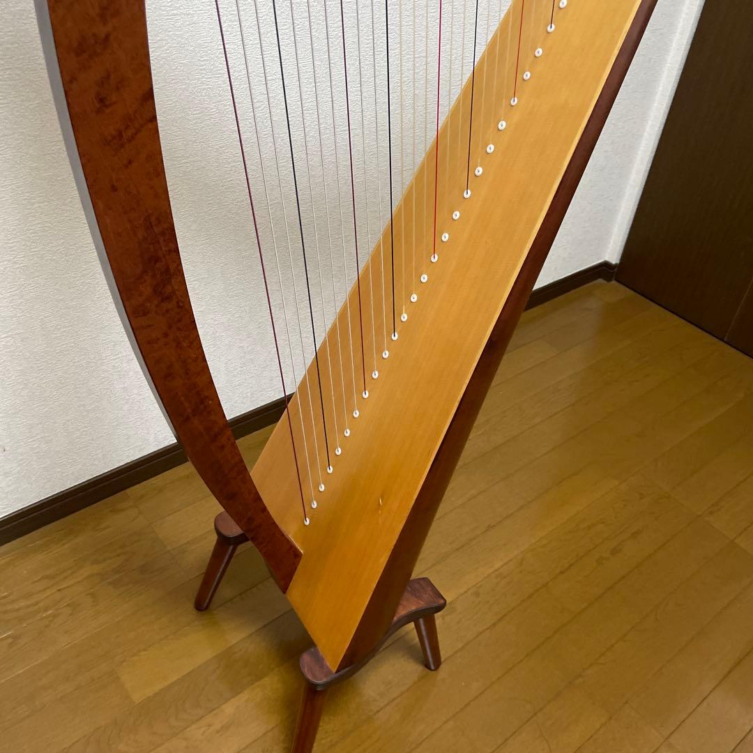 サキアイリッシュハープサルビ34弦 イタリア製