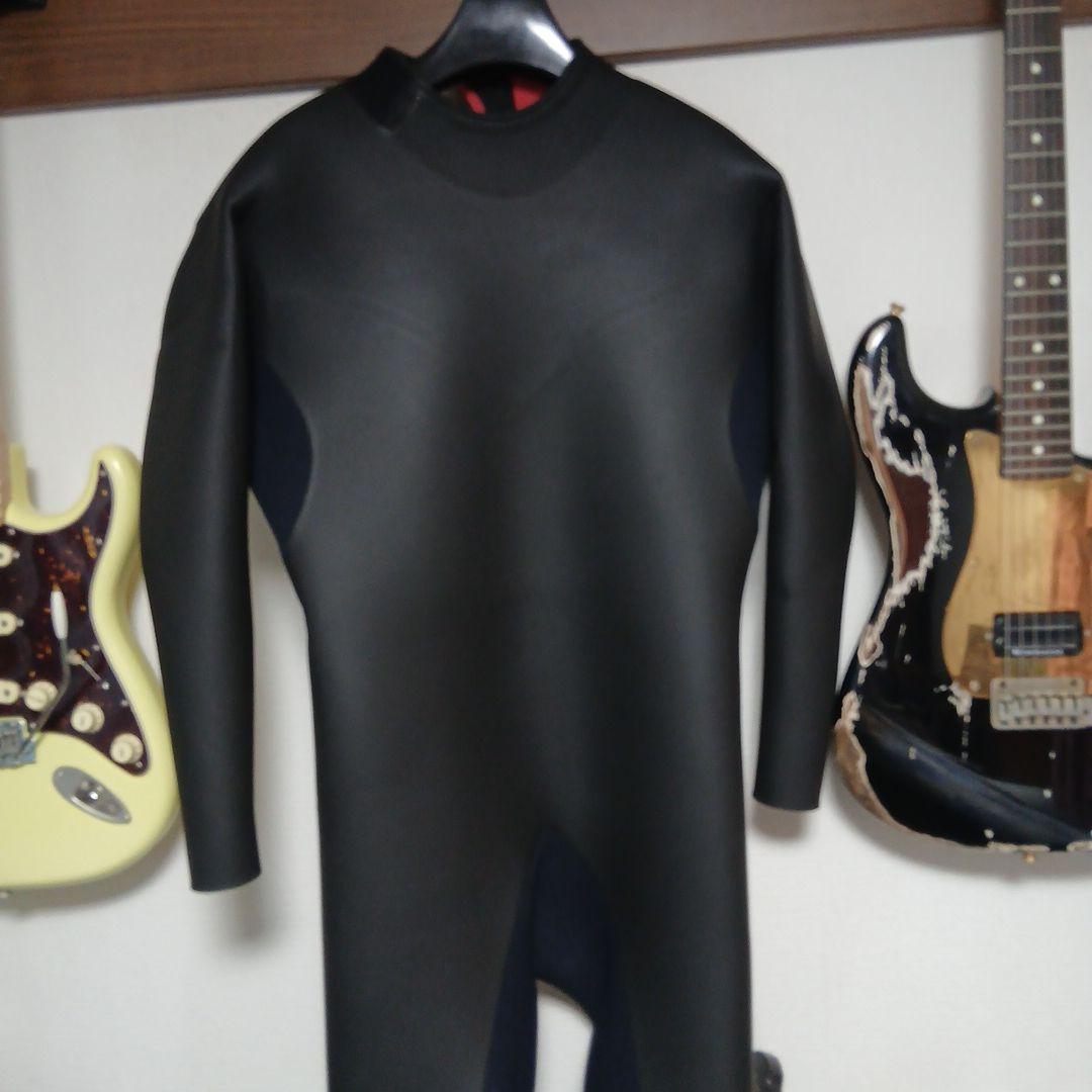 ブラック フルスーツ ウェットスーツ5×3ミリXL