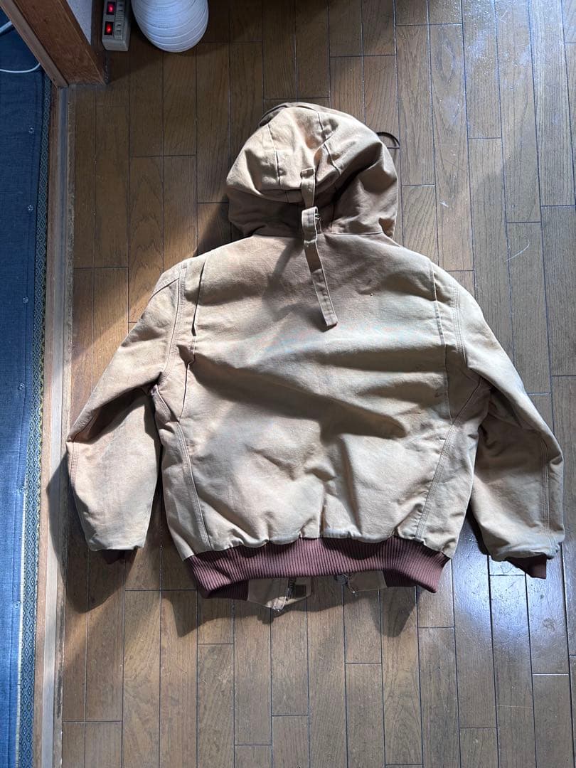 80s Carhartt ショートシベリアンパーカー ジップ破損