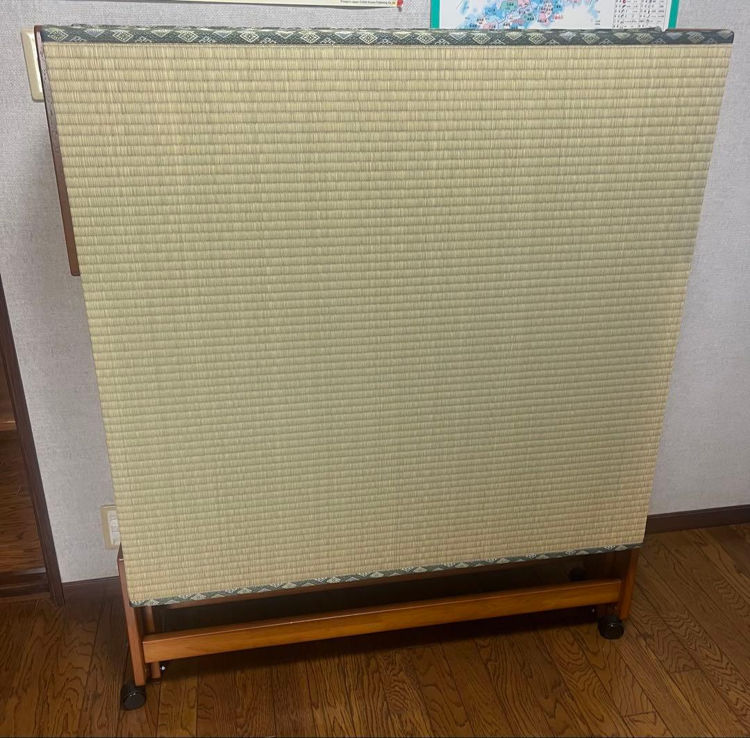 中居木工　畳ベッド　ワイドシングル　ハイタイプ　折りたたみベッド【たのメル便】