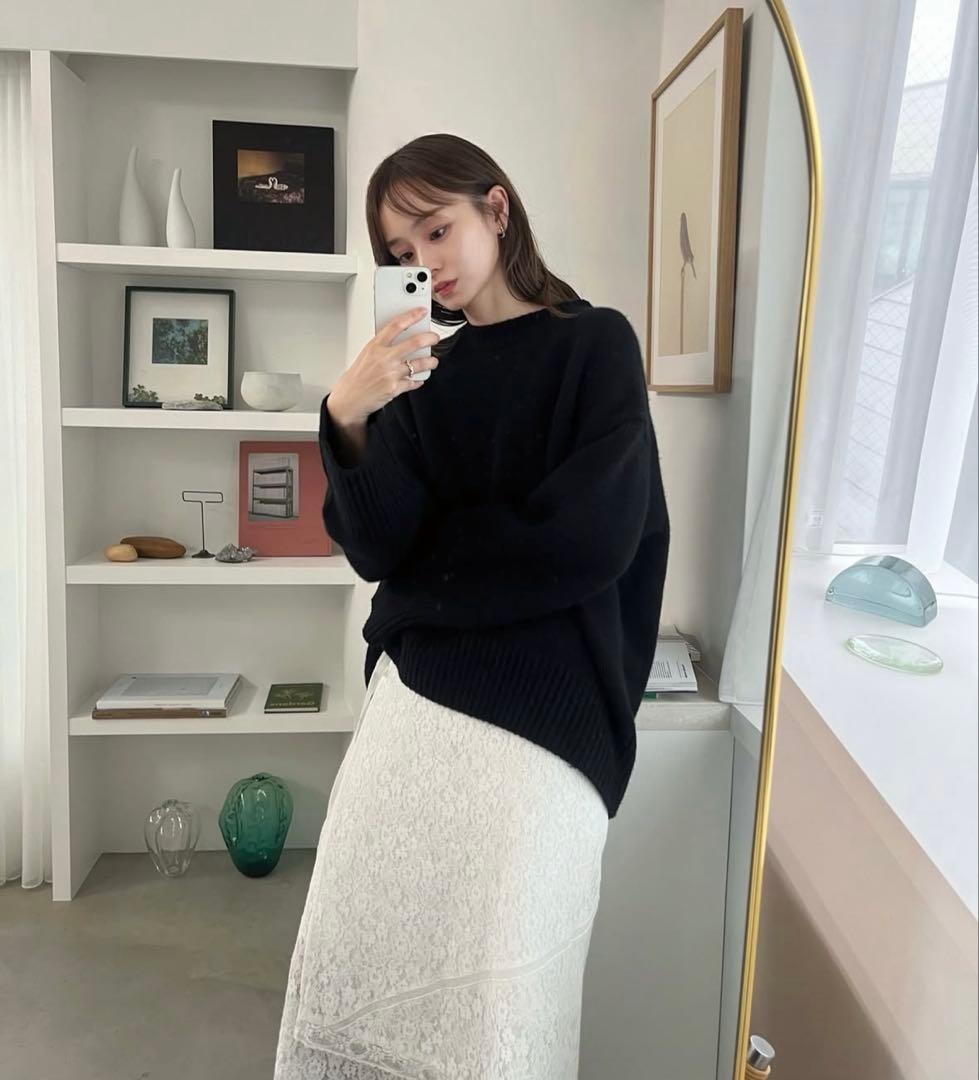 MARNO Olivia knit black 丸林広奈
