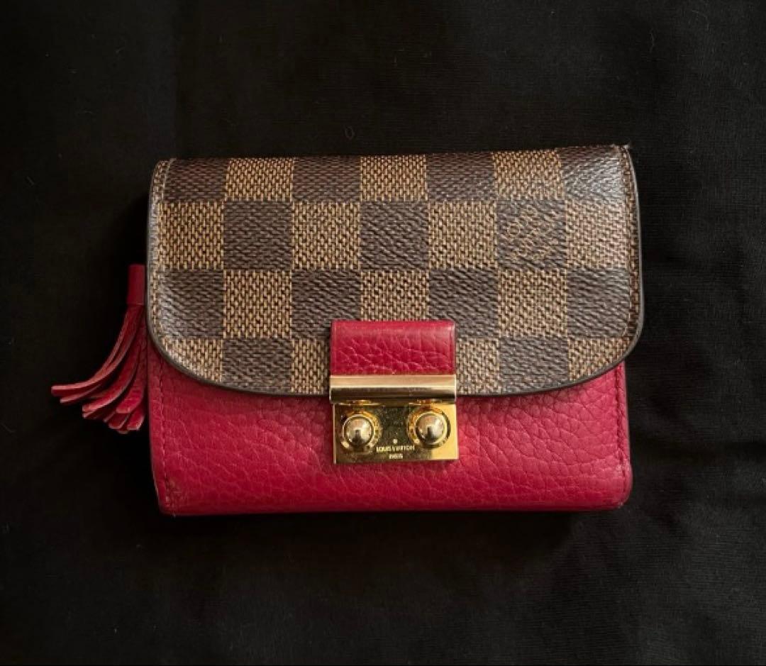 【希少】ルイヴィトン　ポルトフォイユ・クロワゼット　コンパクト