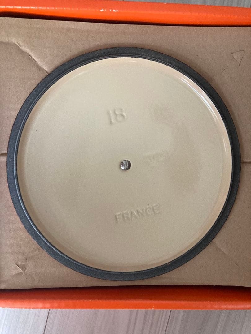 LE CREUSET オレンジ 両手鍋 IH対応 18cm