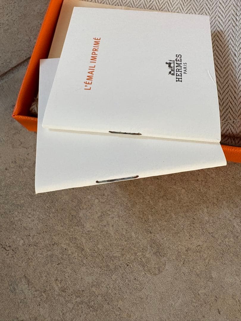 エルメス　エマイユPM グラン・アパラ バングル　エナメルブレスレット　美品