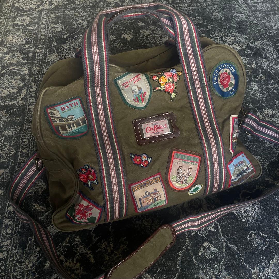 Cath Kidston キャスキッドソン 限定 キャンバス ボストンバッグ