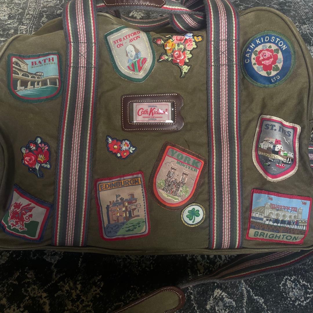 Cath Kidston キャスキッドソン 限定 キャンバス ボストンバッグ