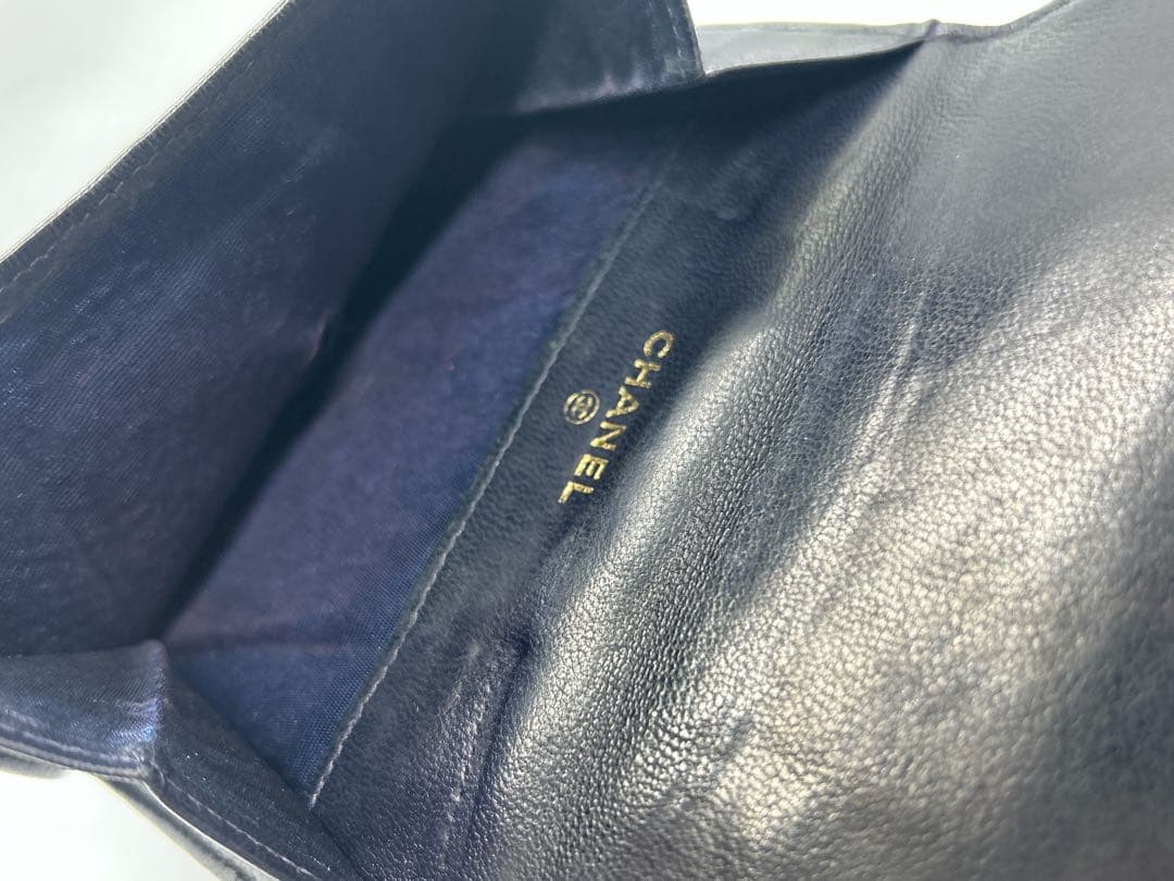 CHANEL 　シャネル 　Wホック　二つ折り財布　 ココマーク/710