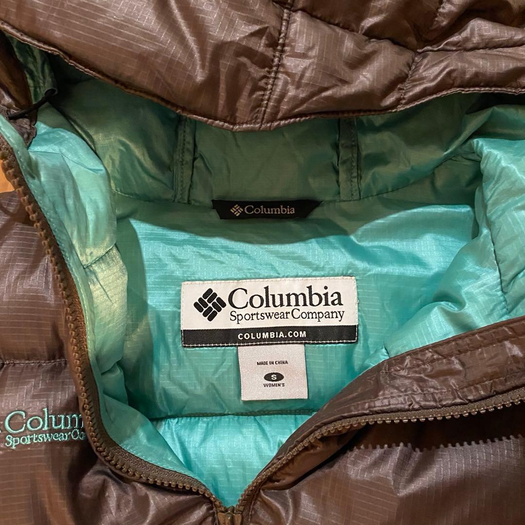 美品！コロンビア700FPジブラルタルシュートジャケットS茶ドローコード短丈y2