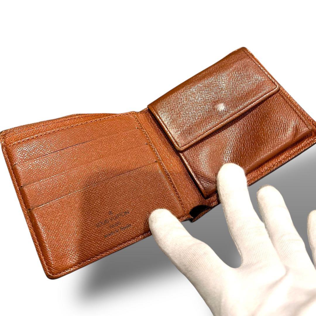 LOUIS VUITTON ヴィトン モノグラム 折り財布 二つ折り コンパクト