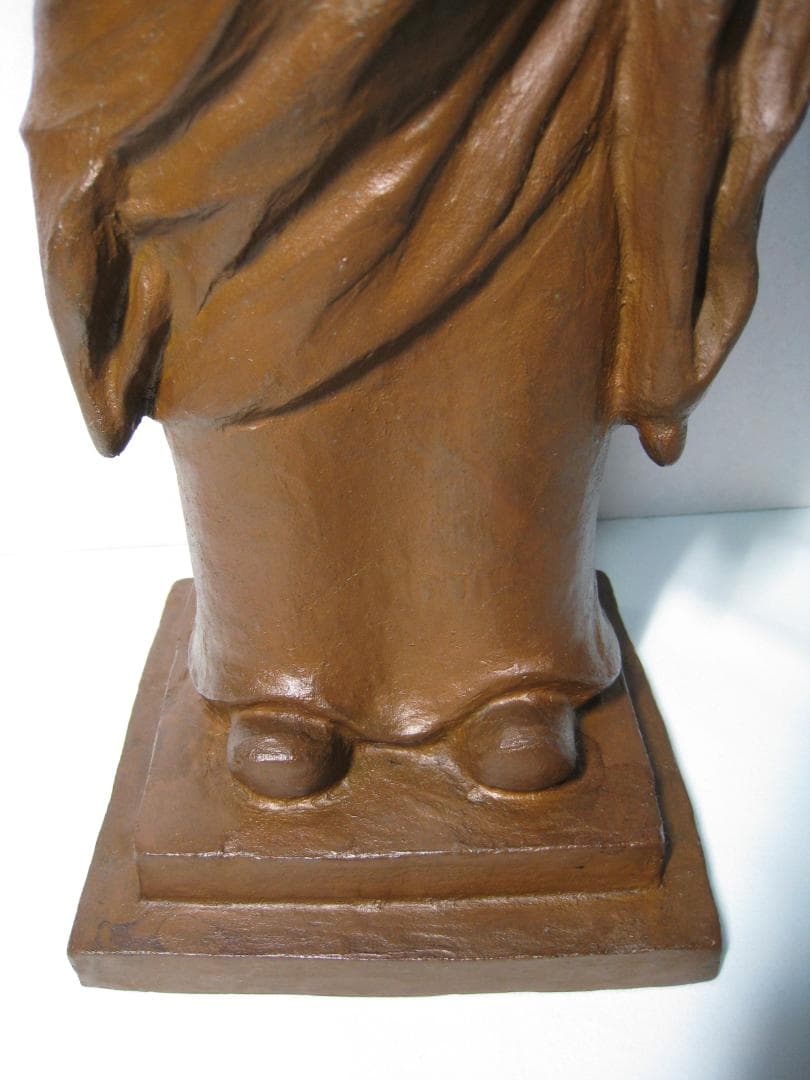 古銅　聖徳太子像十六歳孝養像　　古い作品のブロンズ像