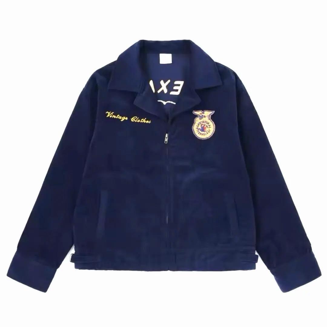 #82 XLサイズFFA JACKETジャケット新品未使用ネイビー 当日出荷