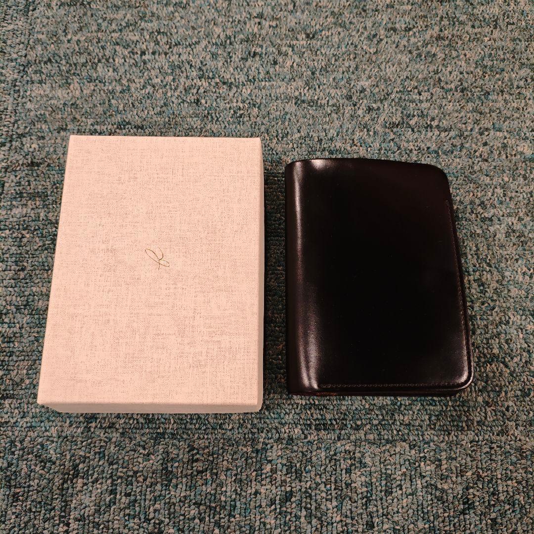 forme short wallet コードバン