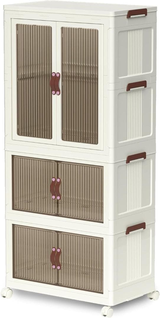 未使用 衣装ケース 扉付き 衣類収納 大容量 服 収納ケース