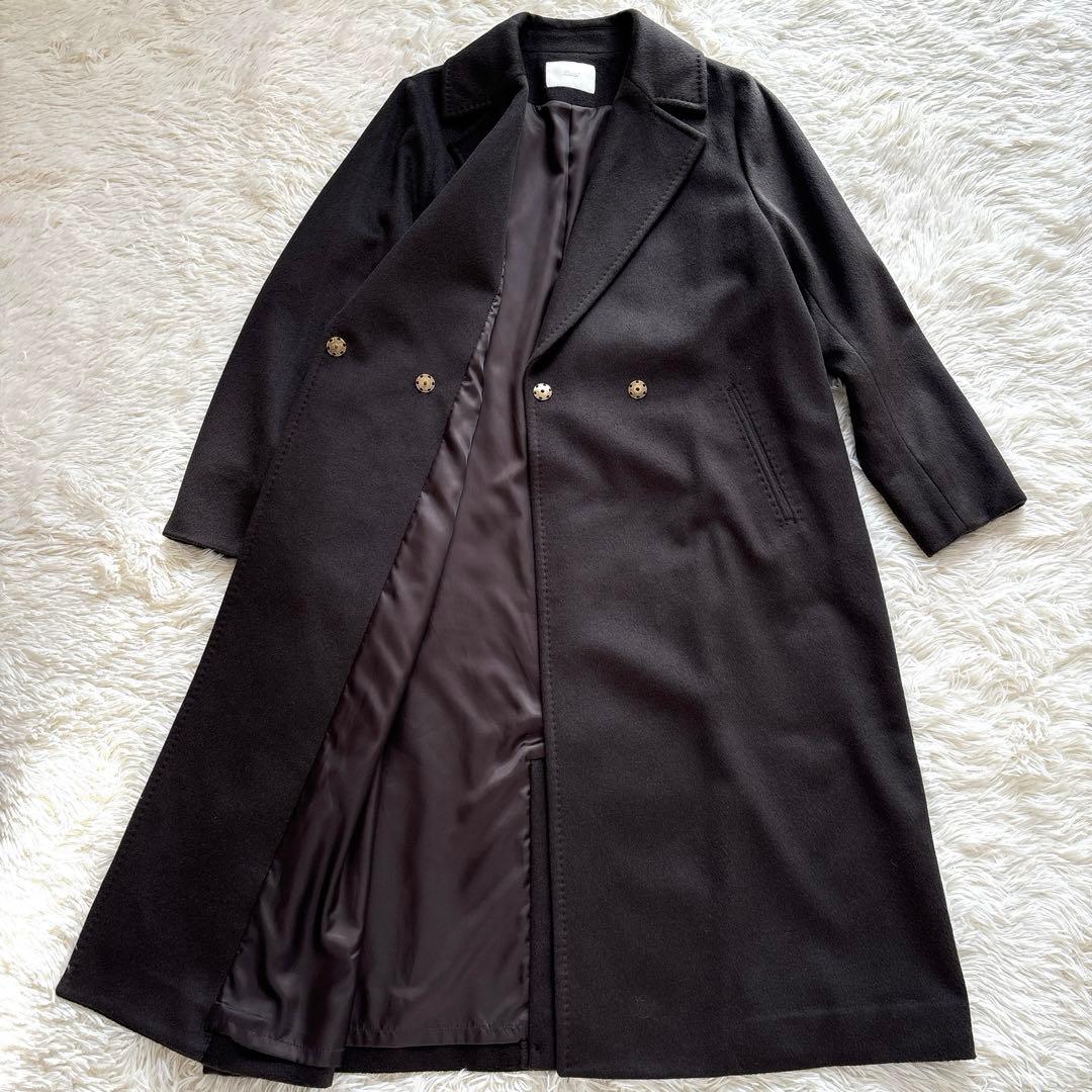 新品✨15号 3L ゼルーラ アンゴラ ウール ロングコート カーキ ゆったり