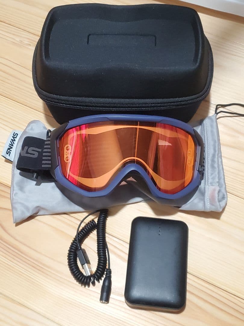 SWANS 電熱ゴーグル　スワンズ　サングラス　ゴーグル　スキー　登山