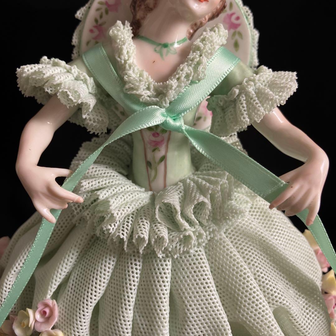 【匿名配送/希少】アイリッシュドレスデン/フィギュリン/エメラルドコレクション