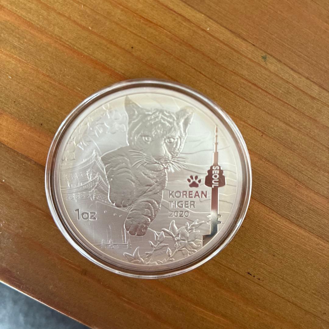 2020年　銀貨 1オンス 純銀999