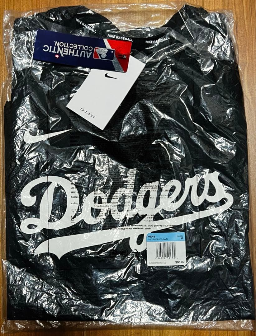 ドジャース 選手支給品 練習時着用シャツ DRI-FIT USサイズM 新品