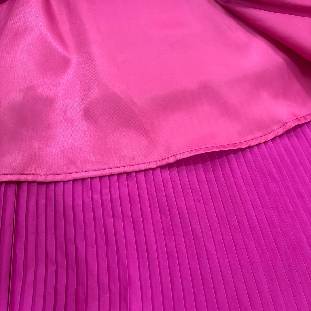 【新品】Dignite Collier 三段プリーツスカートスカート　ピンク