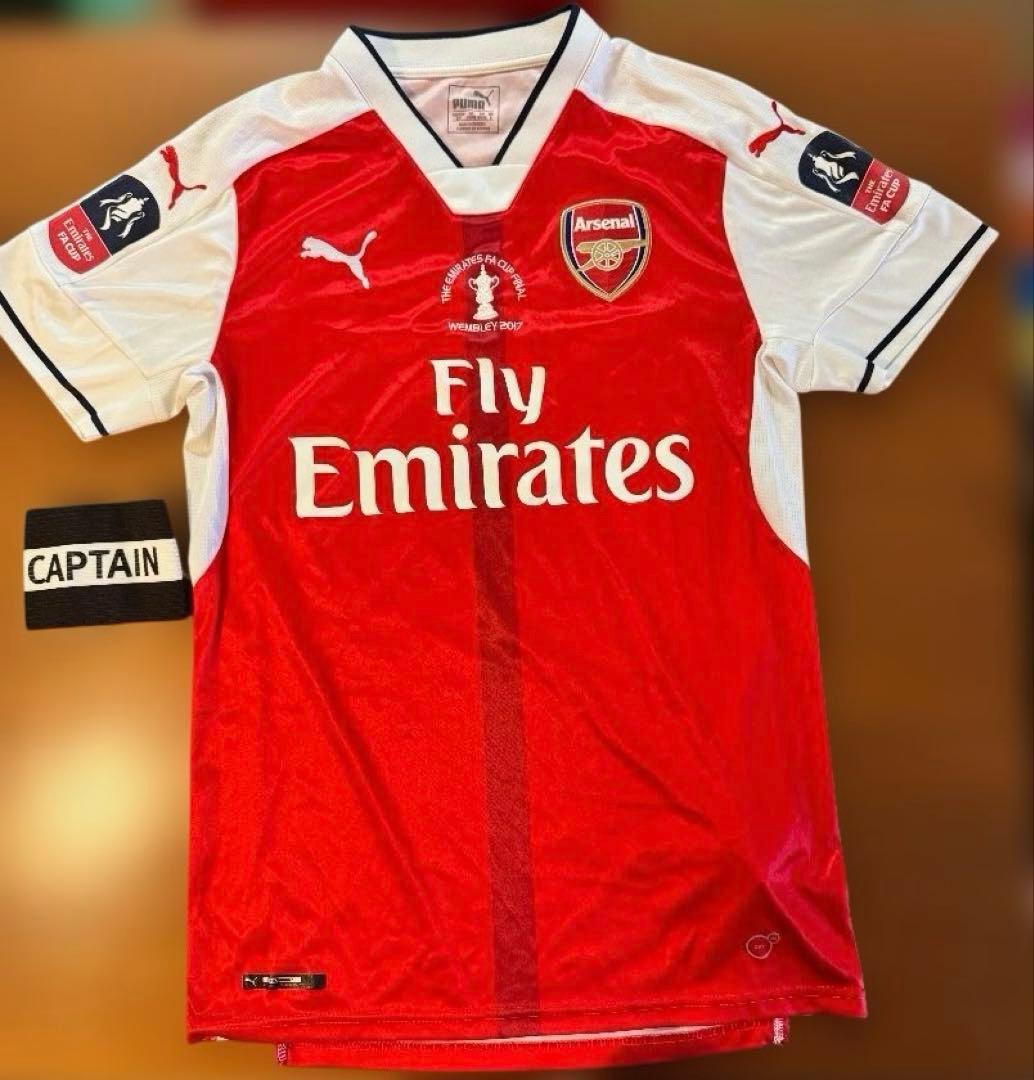 アーセナル 16-17 FA杯 限定 ユニフォーム Sサイズ キャプテンバンド