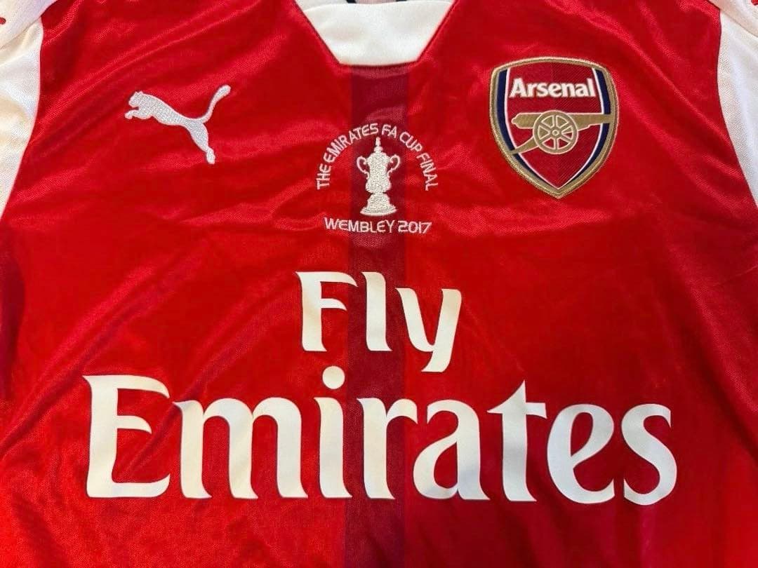 アーセナル 16-17 FA杯 限定 ユニフォーム Sサイズ キャプテンバンド