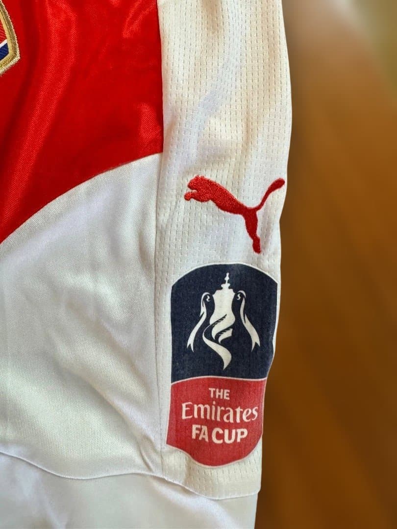 アーセナル 16-17 FA杯 限定 ユニフォーム Sサイズ キャプテンバンド
