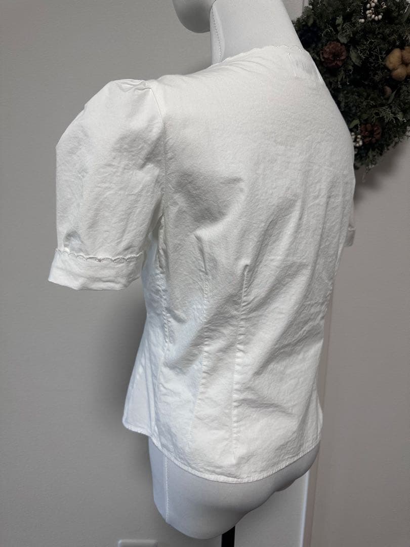 rouje paris トップス　ブラウス　シャツ　サイズ34 S相当　刺繍