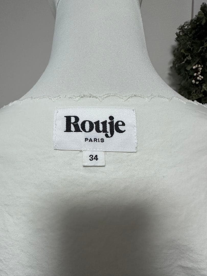 rouje paris トップス　ブラウス　シャツ　サイズ34 S相当　刺繍