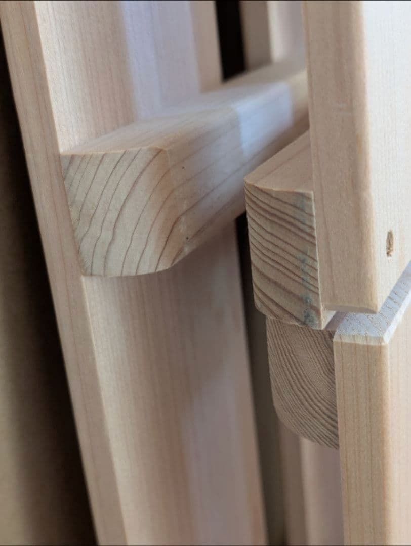 国産　天然木　ダブル　めいじ屋　すのこベッド　すのこ　ベット