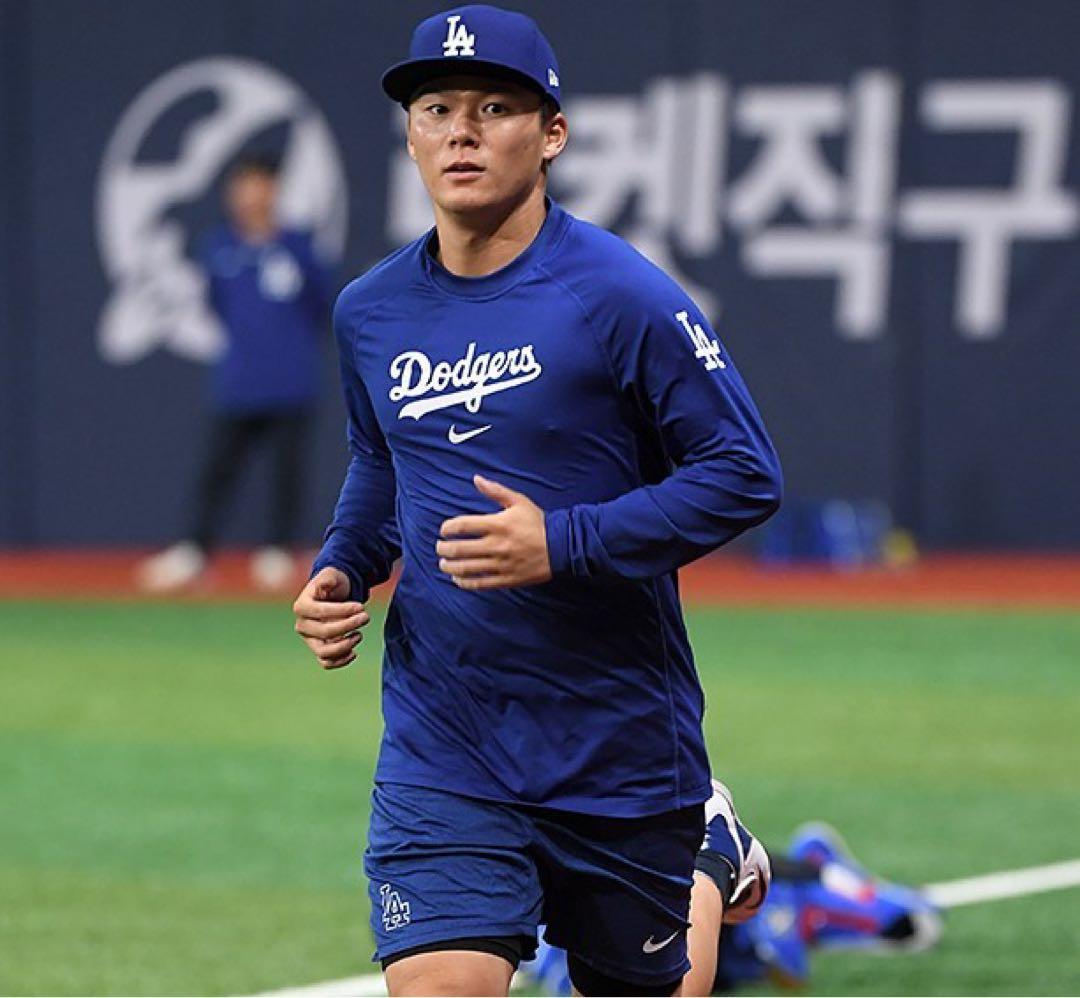 海外S：ドジャース オーセンティックコレクション 長袖シャツ 大谷翔平 山本由伸