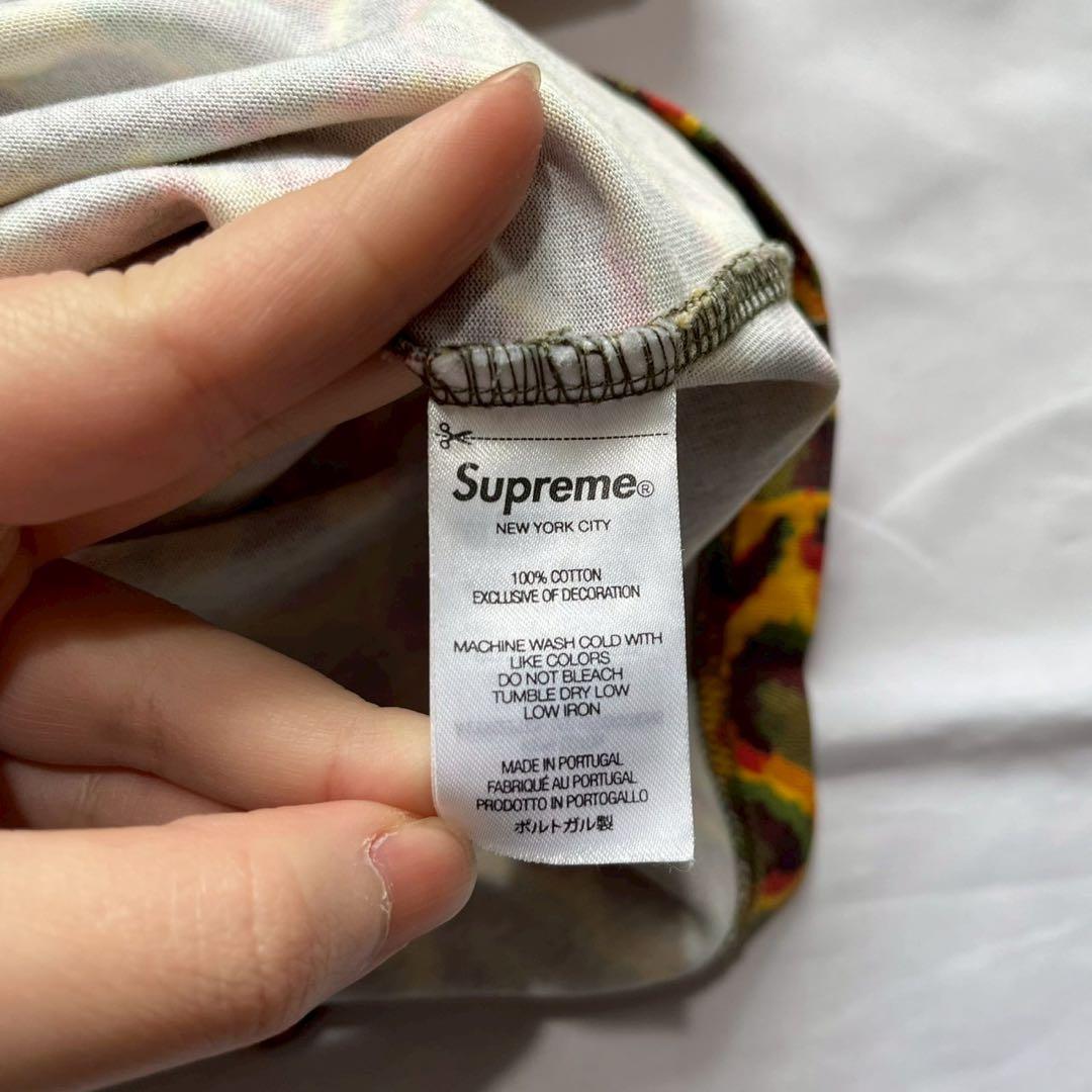 Supreme Small Box L/S Tee Cheetah ロンT L