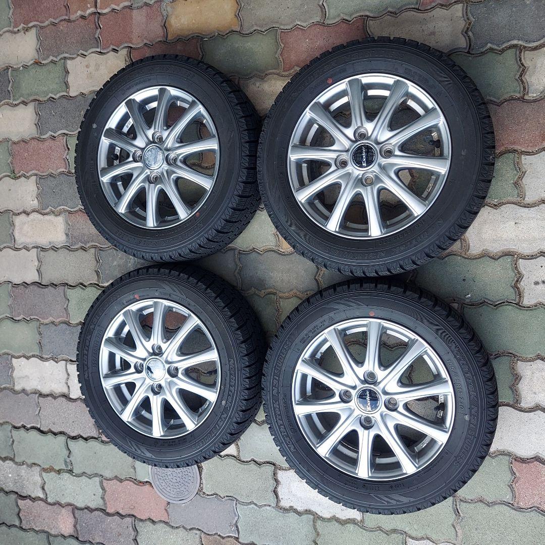 スタッドレス155/65R13 AUTOBACSタイヤアルミホイールセット 4本