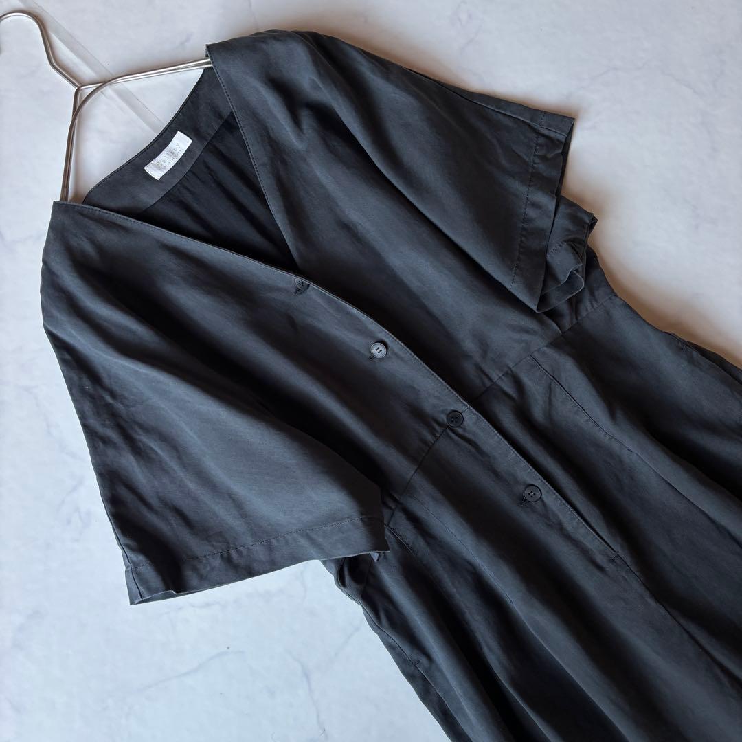 美品✨Ballsey セルロースツイル オールインワン チャコールグレー 36