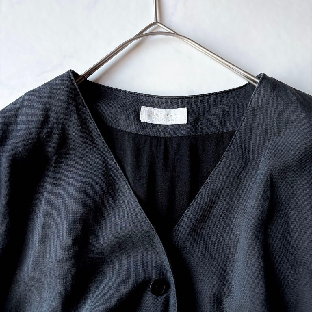 美品✨Ballsey セルロースツイル オールインワン チャコールグレー 36