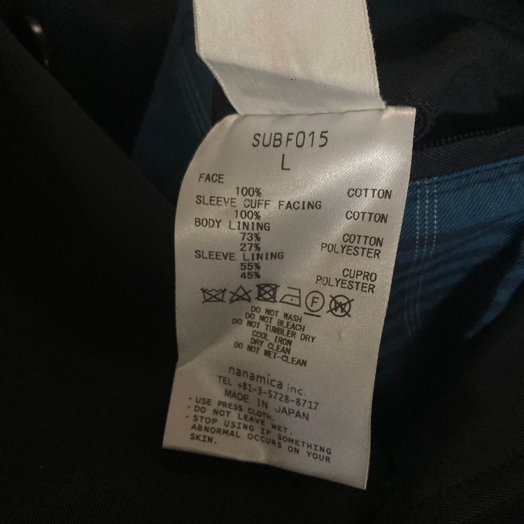 L ナナミカ 2L Cotton GORE-TEX Balmacaan Coat