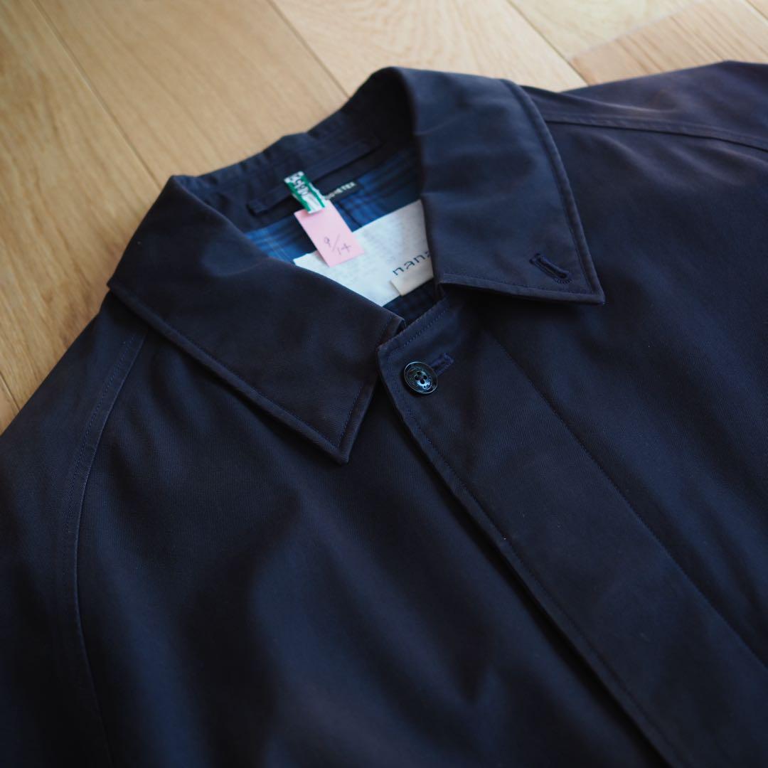 L ナナミカ 2L Cotton GORE-TEX Balmacaan Coat