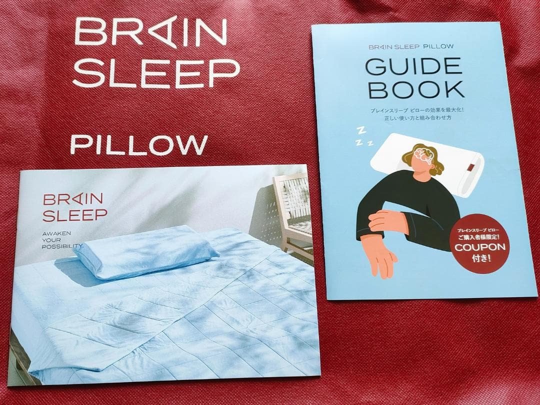 ブレインスリープ ピローLOW (9グラデーション) ＋カバー 【未使用】
