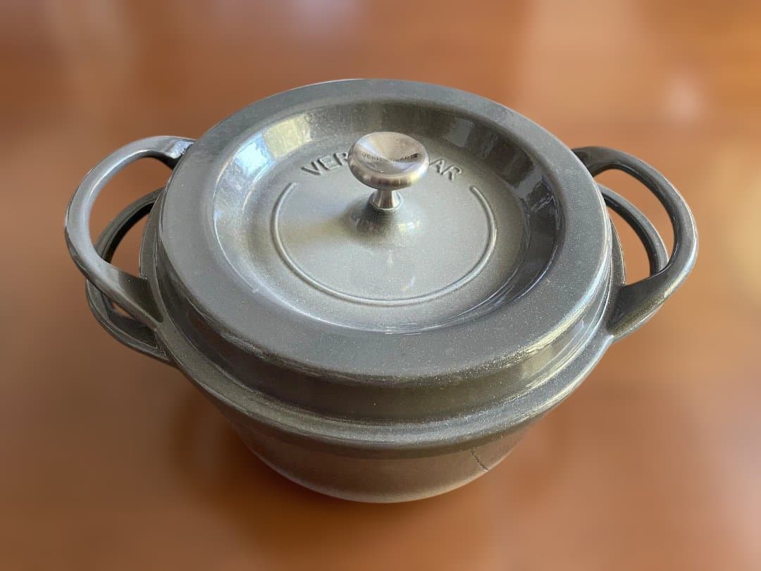 【新品】バーミキュラ オーブンポットラウンド 22㎝ パールグレー