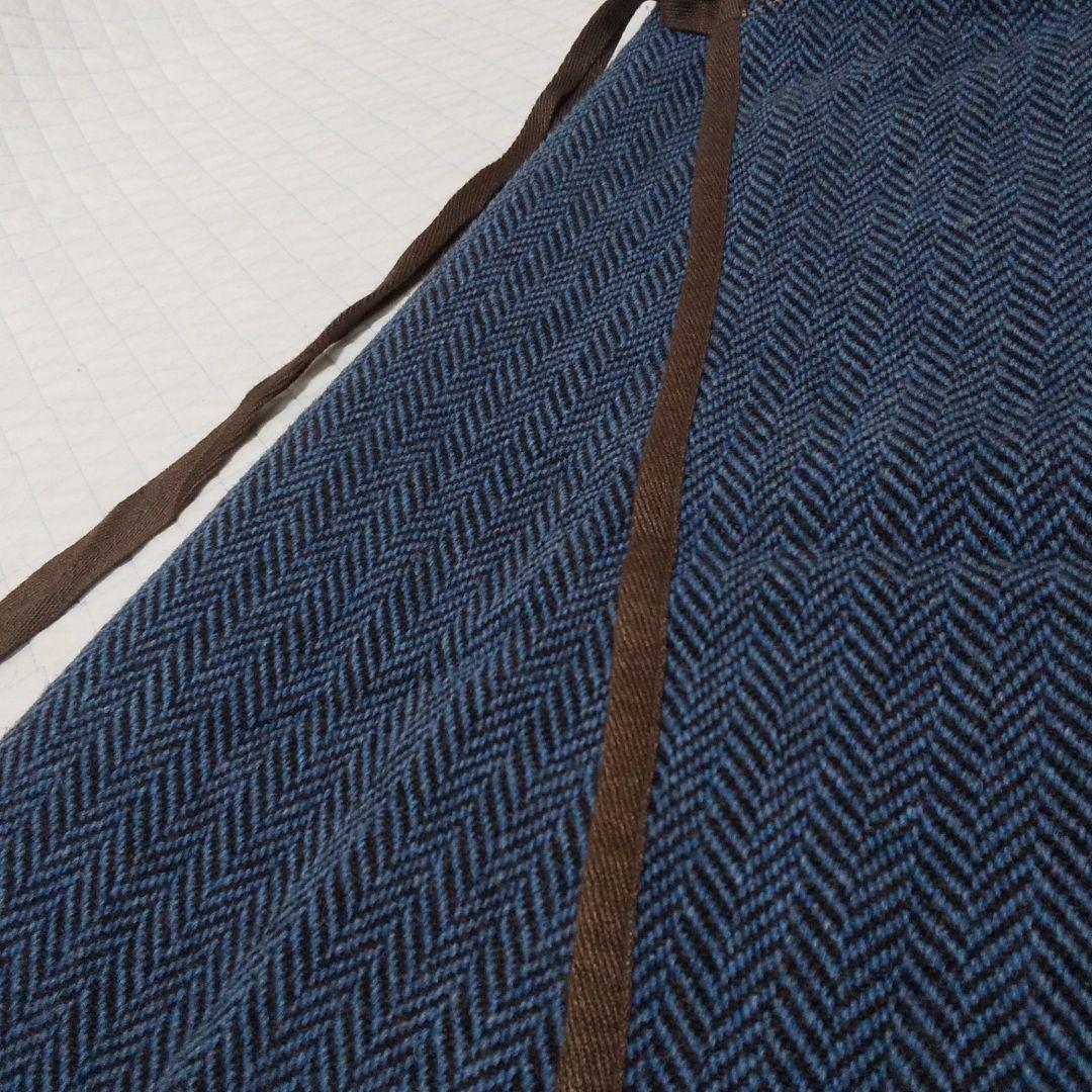 古着いいものみつけて‼️45rpm ツイード 巻きスカート